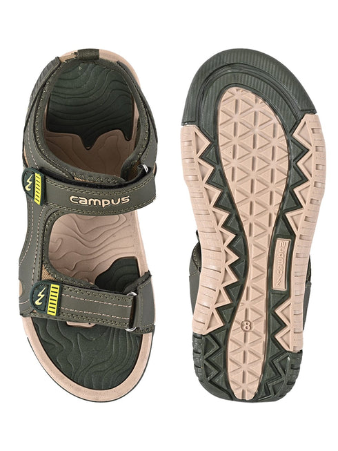 3K-908 Green Men's Sports Sandals